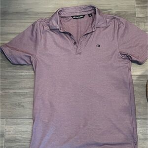 Travis Mathews polo S purple